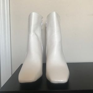 White booties